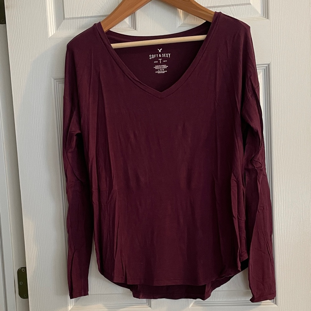 American Eagle Outfitters Long Sleeve Top, several colors available